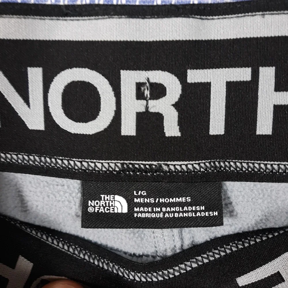 The North Face Shorts Mens Large Athletic Elastic Waist Gray Outdoor Drawstring